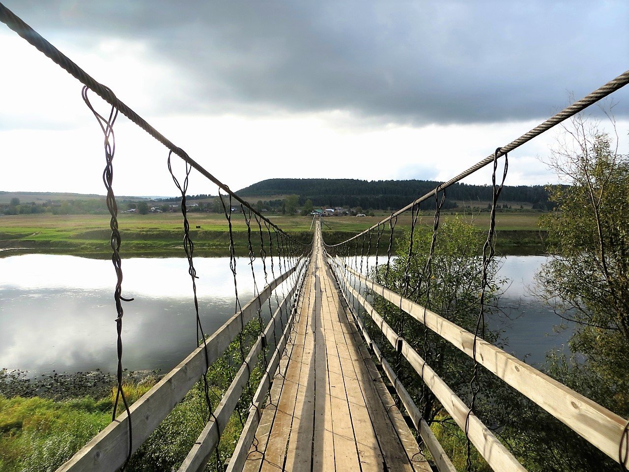 Подвесной мост Сылва