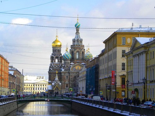 СПАС НА КРОВИ .ЗИМНИЙ ПИТЕР