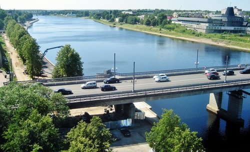 Ольгинский мост во Пскове