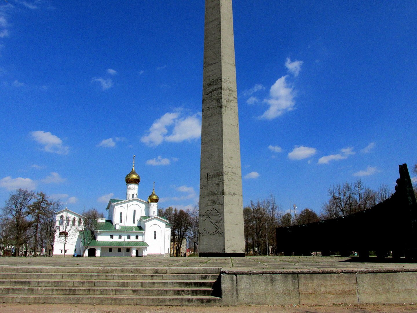 Храм в крестах Псков