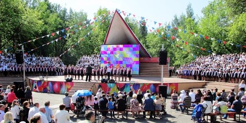 Детский хоровой праздник во Пскове