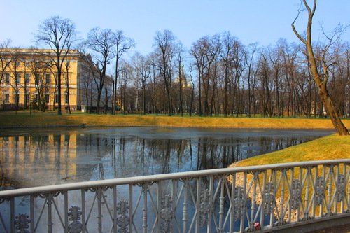 в городском парке