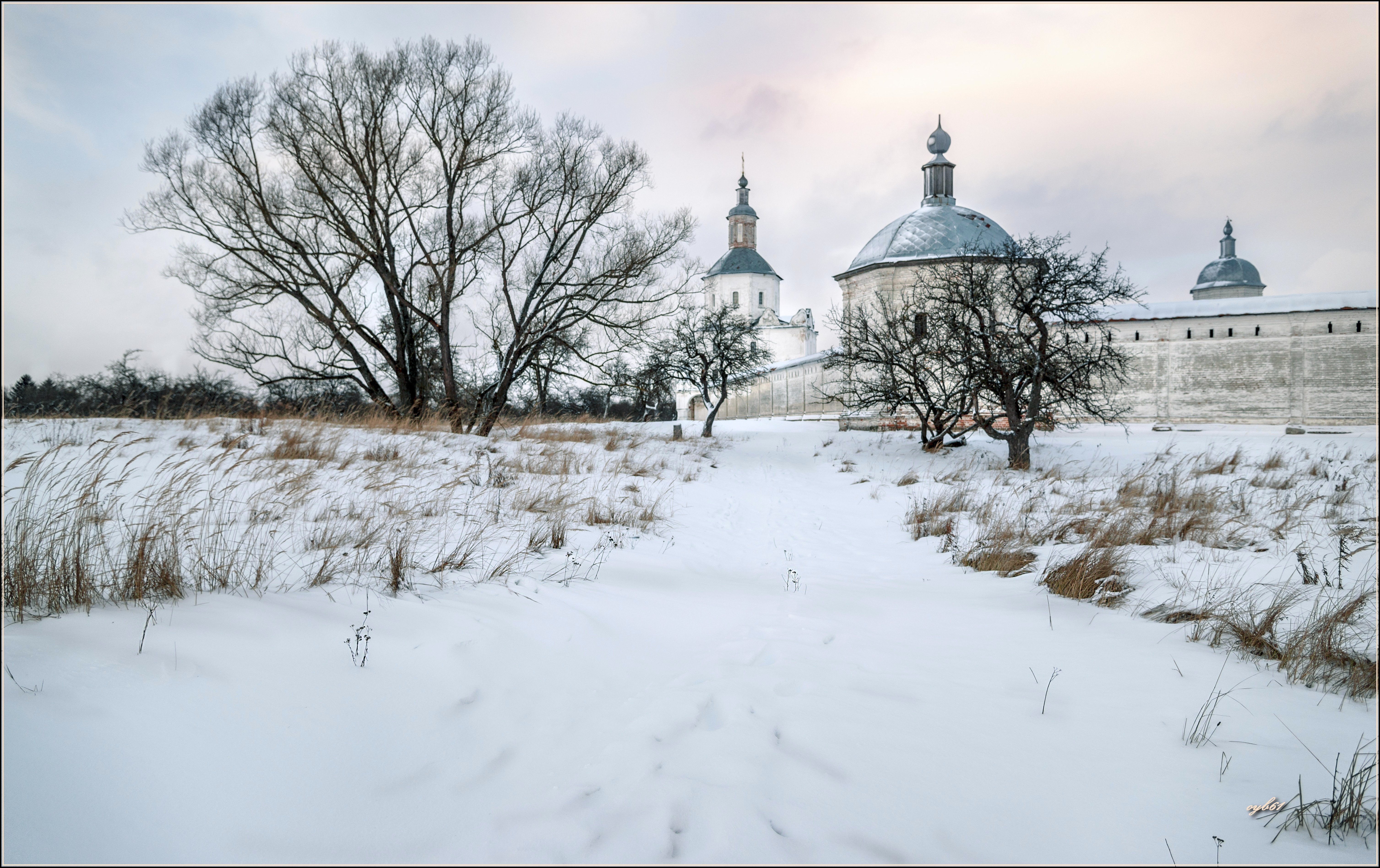 Свенский монастырь Брянск зима