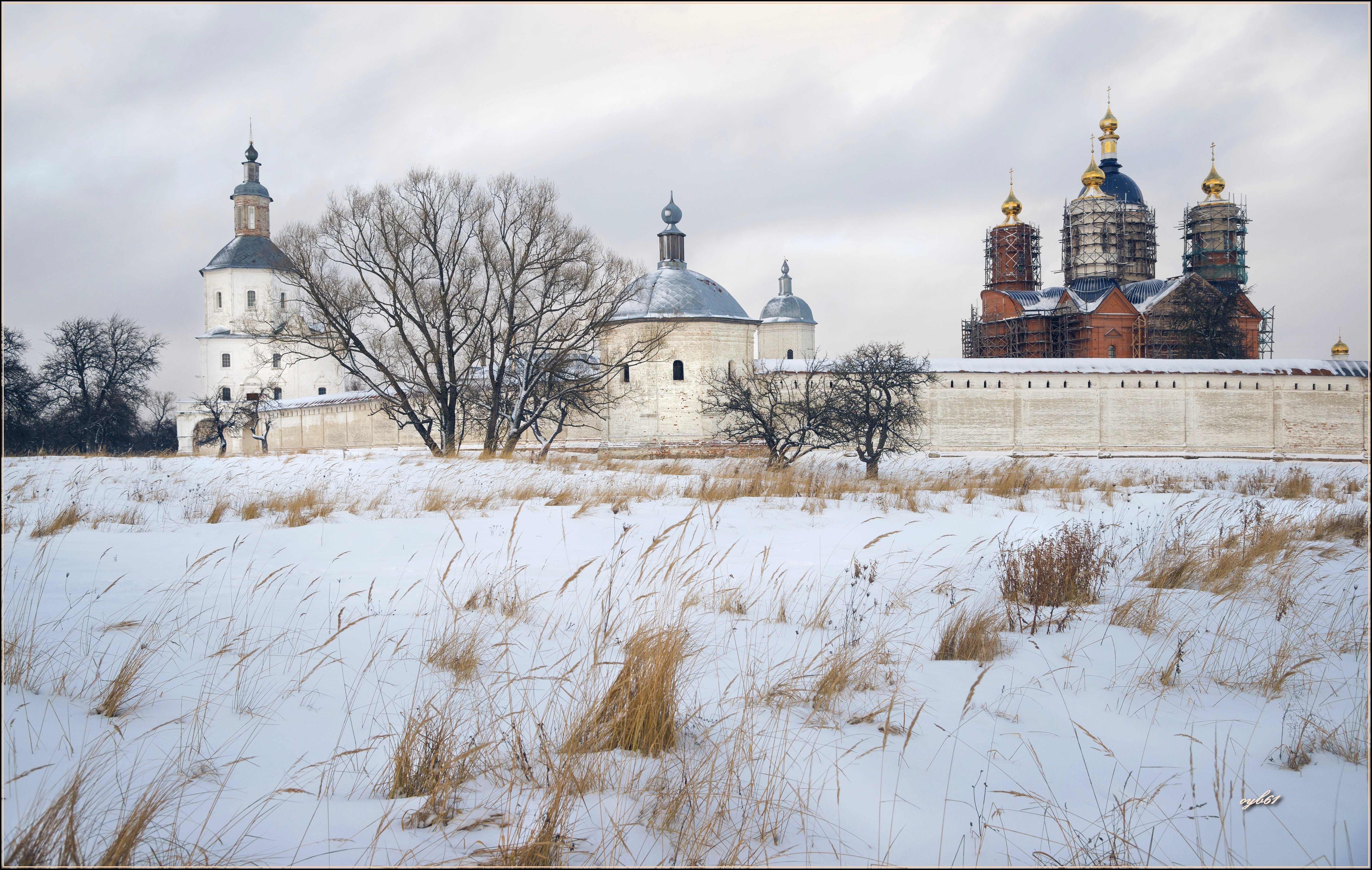 Свенский монастырь Брянск зима